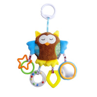 婴儿吊挂床挂新生婴儿推车挂件风铃毛绒布艺床铃宝宝益智摇铃|加大号鹰床挂36cm*16cm