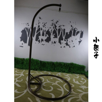 太阳能led发光月亮秋千 户外美陈道具网红庭院秋千吊椅装饰灯|小秋千支架