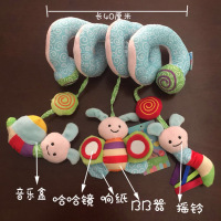 新生儿安抚兔子音乐车挂婴儿床挂早教摇铃吊挂床铃婴儿车挂件|蜜蜂蜗牛音乐床绕