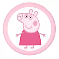 飞盘儿童软幼儿园小孩飞蝶回旋飞盘泡沫玩具运动飞碟儿童户外玩具|粉色+小猪猪