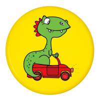 飞盘儿童软幼儿园小孩飞蝶回旋飞盘泡沫玩具运动飞碟儿童户外玩具|黄色+恐龙