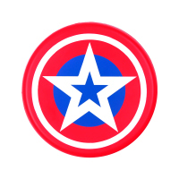 飞盘儿童软幼儿园小孩飞蝶回旋飞盘泡沫玩具运动飞碟儿童户外玩具|红色+星星