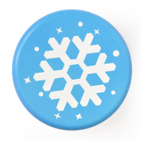 飞盘儿童软幼儿园小孩飞蝶回旋飞盘泡沫玩具运动飞碟儿童户外玩具|蓝色+雪花