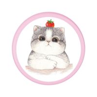 飞盘儿童软幼儿园小孩飞蝶回旋飞盘泡沫玩具运动飞碟儿童户外玩具|粉色+猫咪