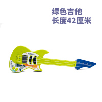 儿童乐器组合喇叭音乐启蒙萨克斯话筒铃鼓沙锤早教听力训练|绿色吉他