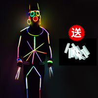 荧光棒之舞儿童玩具衣服同款网红人体银光棒跳舞夜光发光棒|50支（送接头）【散装】