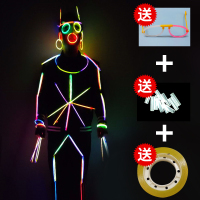 荧光棒之舞儿童玩具衣服同款网红人体银光棒跳舞夜光发光棒|100支【送1个眼镜配件+送接头】+送胶布】