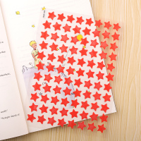 幼儿园奖励贴纸学生泡泡贴贴画贴纸书儿童自律表扬装饰|五角红星5包(共15张)[防水材质]