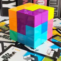索玛立方体积木方块立体智力拼图教具儿童鲁班立方