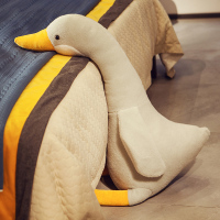 大白鹅毛绒网红少女心公仔可爱娃娃鸭子玩偶女生睡觉安抚抱枕