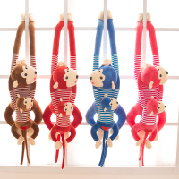 创意毛绒长臂趴趴猴子公仔布娃娃玩偶小吊猴可爱儿童抱枕女孩