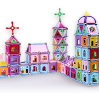 磁力棒儿童拼搭磁性几何吸石教育男女孩百变积木