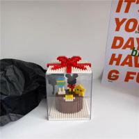 十七不卖书丨米奇小熊蛋糕积木ins创意生日礼物颗粒拼装