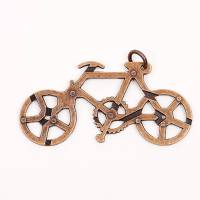 铁铜合金解扣九连环解环智力锁鲁班扣烧脑锁孔明锁成人|自行车锁