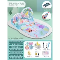 新生婴儿床铃音乐旋转摇铃宝宝床头铃床上挂件挂铃安抚|(长97)[乐园/蓝/充电/星月/5105内容/双遥控/可外接]礼盒