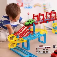 托马斯轨道火车套装儿童玩具电动轨道车拼装益智玩具汽车生日礼物