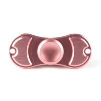 指尖陀螺铝合金旋转陀螺指尖解压神器手指陀螺玩具 儿童减压玩具|粉色[两页指尖陀螺]