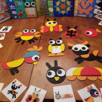 儿童七巧板智力拼图男女孩3-4-6周岁蒙氏早教具积木拼板玩具木质