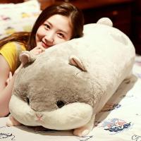 仓鼠龙猫娃娃公仔毛具抱枕萌韩国懒人睡觉玩偶可爱枕头女孩