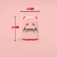 幼儿园姓名印章名字贴布刺绣学生儿童印章定制 名字签名印章|怪兽(粉色)