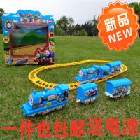 送电池 托马斯儿童小火车轨道套装电动小火车玩具 礼盒