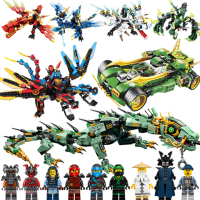 兼容乐幻影忍者冰火双元素龙速夜行车拼装积具6-14岁