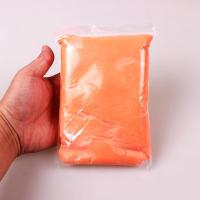 轻粘土100g儿童创意安全粘土24色彩泥太空泥软陶泥大包黏土|橙色100G