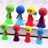 弹跳精灵小人跳一跳儿童创意发光玩具男女孩幼儿园宝宝玩具0-3岁|小号3*6CM（不发光） 5个装