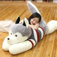 哈士奇公仔毛绒玩具狗狗熊布娃娃玩偶睡觉抱枕男女孩生日礼物女生