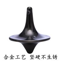 指尖陀螺无阻力小旋风儿童男孩上课无聊金属创意减压玩具解压神器|精工版亮黑 铁盒装[收藏送钥匙链]