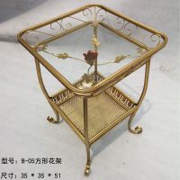 麻将机茶几棋牌室麻将室茶几茶水架麻将桌边加粗加厚茶水台|B-05花架