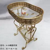 麻将机茶几棋牌室麻将室茶几茶水架麻将桌边加粗加厚茶水台|A-04花架