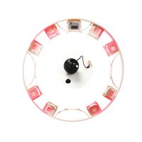 同甩腰机智能呼啦圈不会掉的瘦腰网红女呼拉神器减肥收腹美腰|粉白