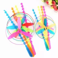 竹蜻蜓玩具手推飞碟飞天仙子幼儿园礼物地推礼品|飞天仙子(80个)
