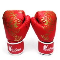拳击手套成人拳套散打搏击格斗专业儿童泰拳沙袋武馆训练泰拳手套|红虎头[成人版]
