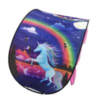 儿童帐篷星空床上帐篷公主游戏屋分床神器男孩恐龙帐篷室内可折叠|彩虹