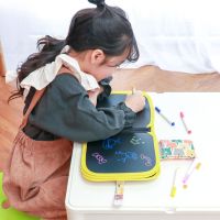 儿童画板涂鸦写字白板便携双面可用小黑板可擦水粉笔涂绘画本家用