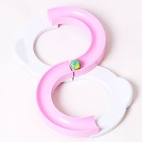 同款88轨道球专注力训练玩具八八轨道感统注意力儿童早教家用|粉白色[配6个球]