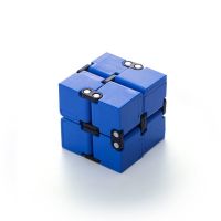 无限魔方荣耀百变魔方无线魔方解压神器玩具发泄指尖陀螺|蓝色