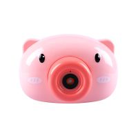 小猪泡泡机 儿童吹泡泡照相机少女心网红ins同款灯光音乐玩具