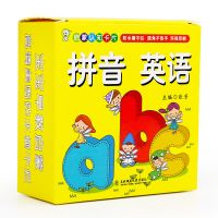 视频跟读宝宝早教书认知卡片撕不烂婴幼儿童看图书识字卡玩具|拼音/英语(90面)视频跟读
