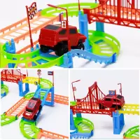 托马斯轨道火车套餐儿童玩具电动轨道车拼装益智玩具汽车生日礼物