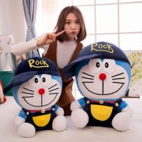 网红同款穿衣叮当猫戴帽子机器猫毛绒玩具蓝胖子玩偶多拉a梦公仔