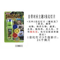 儿童早教投影仪手电筒图案迷你发光投影灯小孩宝宝睡前故事玩具灯|恐龙-10个幻灯片(80个图案) 收藏关注店铺送配套电池