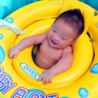 baby float 婴儿游泳圈宝宝坐圈儿童游泳圈趴圈脖圈