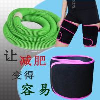 弹簧加重瘦腰女士成人收腹瘦身健减肥家用器材软儿童呼拉圈|3.2斤绿色+十倍暴汗腰带+暴汗腿带