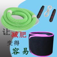 弹簧加重瘦腰女士成人收腹瘦身健减肥家用器材软儿童呼拉圈|3.2斤绿色+十倍暴汗腰带+跳绳