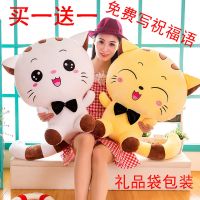 可爱大脸猫公仔毛绒玩具小猫咪玩偶儿童布娃娃女生抱枕生日礼物