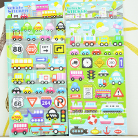 男孩软贴画卡通小汽车立体贴纸飞机轮船小贴贴交通工具贴纸画|汽车09+10