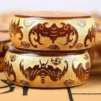 中国象棋学生象棋实木金丝楠木象棋大号象棋棋盘木象棋成人礼盒装|小叶金丝楠五福5.8象棋